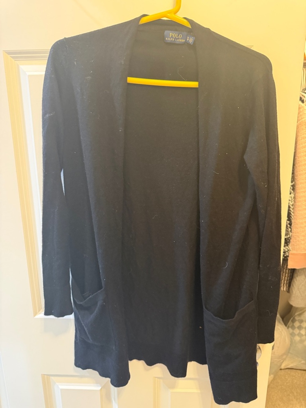 Polo by Ralph Lauren Black Open Cardigan